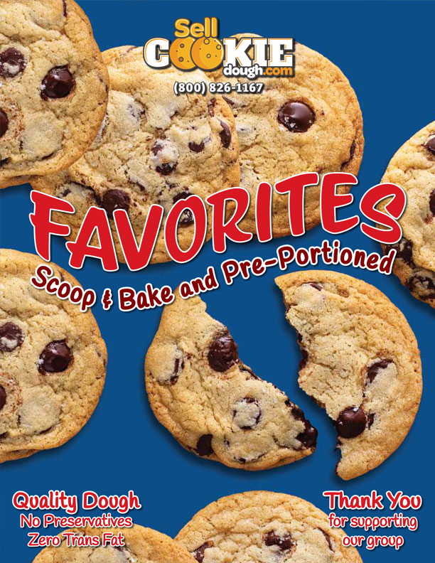Sell cookie dough at your next fundraiser